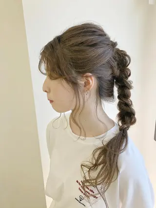 ロング ヘアアレンジ 奥山 沙季(大井町)のヘアスタイル