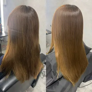 ロング LINDOTOKYO梅田所属・酸性ストレート 髪質改善大槻勇樹のヘアスタイル