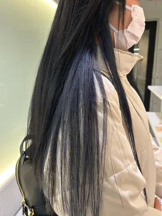 ロング カラー にった みずきのヘアスタイル