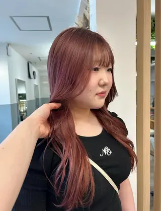 ロング Koharu🍓/ 透明感/ツヤ髪のヘアスタイル