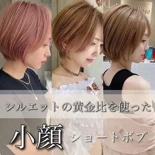 ショート カラー 美髪/カラー 美容院🌈渡辺隼也のヘアスタイル