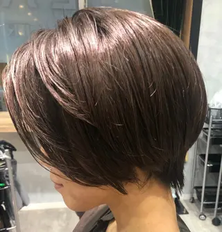 ショート 大久保 優香のヘアスタイル