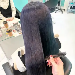 ロング カラー ボブ/艶カラー/ 暖色/Natsukiのヘアスタイル