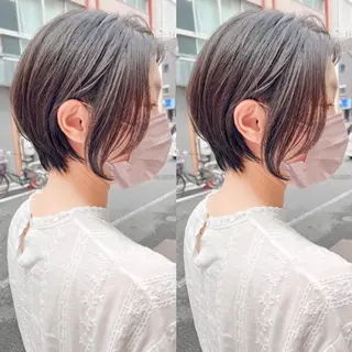 ショート カラー LA KING GINZA TOKYO所属・🧡ショートの達人 🧡SHOのヘアスタイル