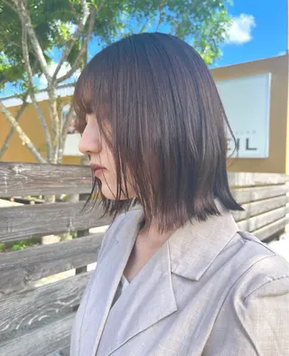 ショート カラー ヘアアレンジ ちひろ /似合わせカラーのヘアスタイル