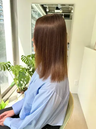 セミロング 髪質改善マスター 長尾勇弥/梅田中津のヘアスタイル