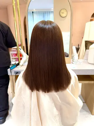 セミロング merc.☘️平岩 那月のヘアスタイル