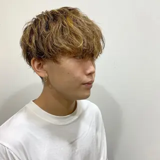 メンズ JINKIメンズ特化 メンズカットパーマのヘアスタイル