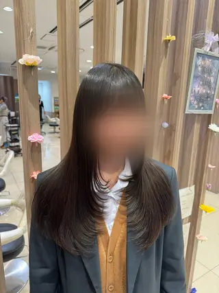 ロング 横浜/韓国風/ヘアメ /ユイナ🎀のヘアスタイル