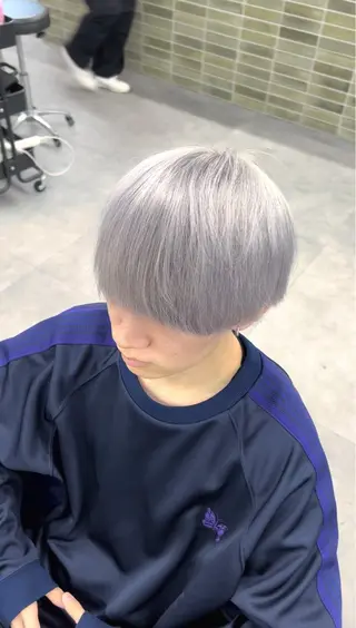 ショート カラー ヘアアレンジ メンズ ハイトーン特化🌟 カワシマシュンスケのヘアスタイル