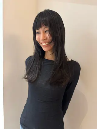 セミロング misa___boo MISAのヘアスタイル