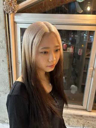 カラー 暖色カラ-ෆ˚顔周り 🎀ོ白岩亜実🎀ོのヘアスタイル