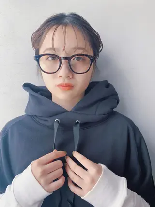 ショート カラー パーマ ボブパーマコテ巻き風 パーマNo1深江秀平のヘアスタイル