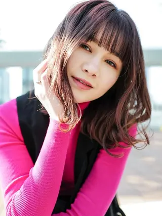 セミロング カラー パーマ ヘアアレンジ cecil hair 難波店所属・髪質改善透明感カラー /SHOGO☀️のヘアスタイル