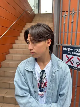 パーマ メンズ akihiro／韓国 ヘア／栄のヘアスタイル