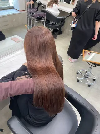 ロング カラー ヘアアレンジ 💗横浜美容室 💗HARUNAのヘアスタイル