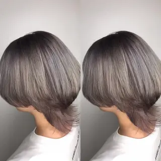 ショート カラー 似合わせ/ブリーチ カラー.岡田友仁のヘアスタイル