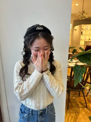 ロング sanaha🎀 カラーモデルのヘアスタイル