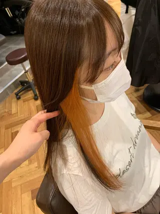 ロング u n aのヘアスタイル