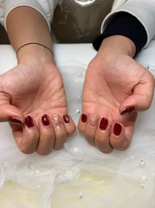 ショート nails alien Cのネイルデザイン