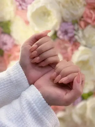 ネイル La chouchou所属・透明感/フィルイン/ 亀戸5分ラシュシュのネイルデザイン