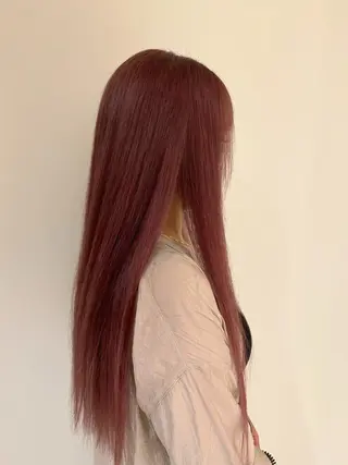 ロング カラー 美髪矯正/髪質改善/ 艶髪🤍伊藤梨紗のヘアスタイル