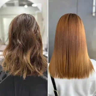 セミロング JYO 髪質改善専門家のヘアスタイル