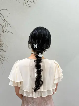 ロング 濱田 剛志のヘアスタイル