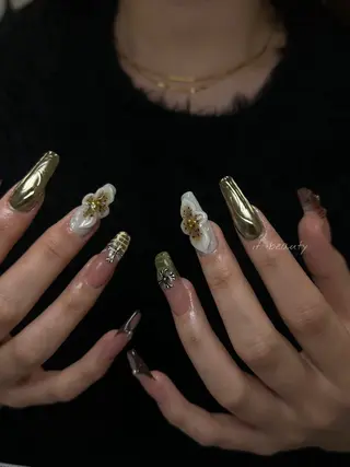 ネイル if Hair＆Nail Salon所属・IKA /海外ネイル /個性派/ワンホンのネイルデザイン