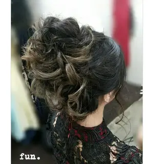 ミディアム ヘアアレンジ fun./ヘアセット /エクステ/着付のその他イメージ