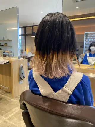 ミディアム カラー 工藤 惇のヘアスタイル