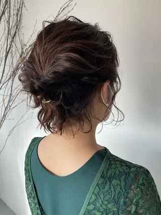 ショート ヘアアレンジ silo所属・silo MOKA 顔周りカット🦦のヘアスタイル