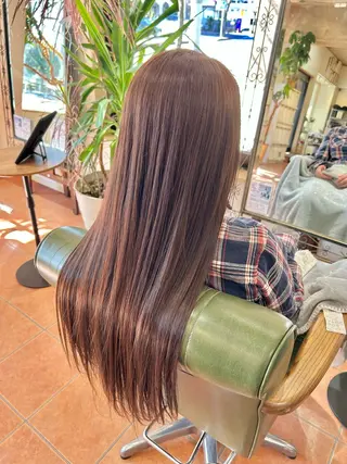 ロング カラー 石井 佑樹のヘアスタイル