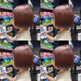 ショート カラー 🥣ブリーチ・カラー 平城秀馬/原宿のヘアスタイル