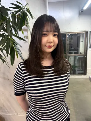 ロング ハイトーン レイヤー🎀meiのヘアスタイル