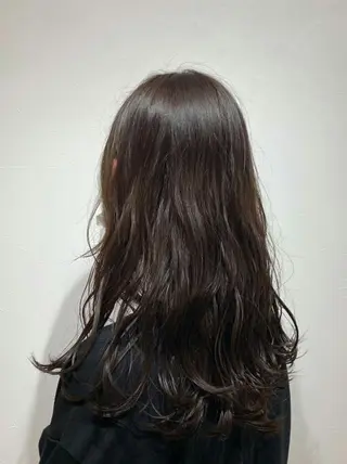 カラー ブリーチなしWカラー /酸性ストレート河本のヘアスタイル