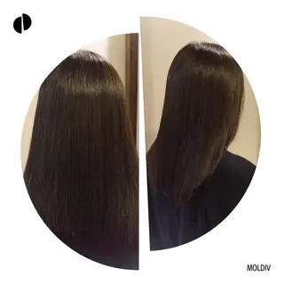 セミロング ロング カラー ✨縮毛矯正✨髪質改善 ナカシマ ユミのヘアスタイル