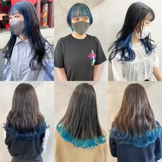 セミロング カラー パーマ ヘアアレンジ メンズ 【池袋/スパイキー ショート】ⓝⓘⓜⓤのヘアスタイル