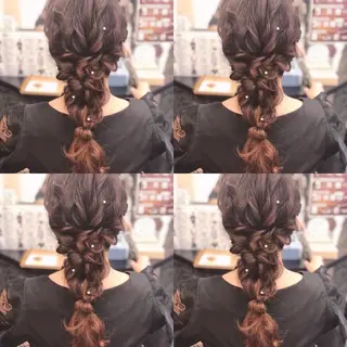 セミロング ヘアアレンジ 🌷MAYU 🌷のヘアスタイル