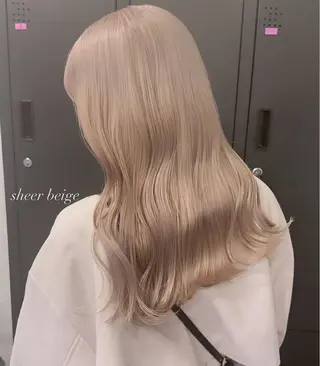 ロング カラー LOWRL渋谷所属・✨LOWRL渋谷✨ しゅけ／ハイトーンのヘアスタイル