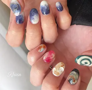 ネイル revia所属・ERI Nailistのネイルデザイン
