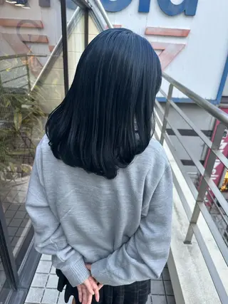 ミディアム カラー Michel by chainon ミッシェルバイシェノン所属・美髪職人/傷ませない カラー/橋本拓弥のヘアスタイル