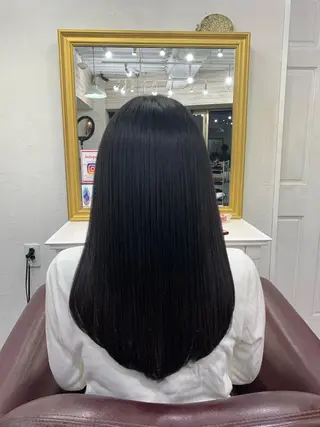 ロング 新宿/韓国レイヤー 髪質改善カラー/角所のヘアスタイル