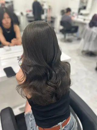 セミロング カラー 渋谷指名1位💖 カラーの達人❣️のヘアスタイル