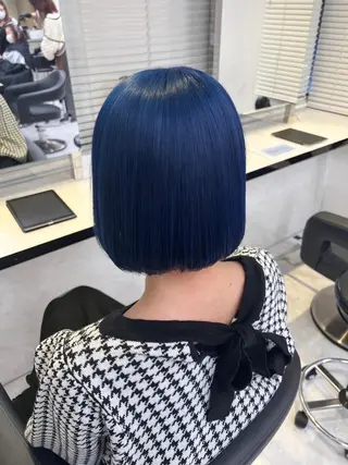 カラー 大人っぽ韓国ヘア 寒色💙yuma💙のヘアスタイル