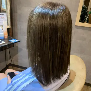 ミディアム カラー 🎈髪質改善カラー 縮毛矯正/河野🎈のヘアスタイル