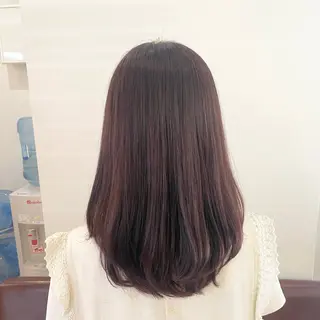 セミロング 吉原 みえのヘアスタイル