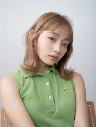 ミディアム カラー 塚内 将哉のヘアスタイル