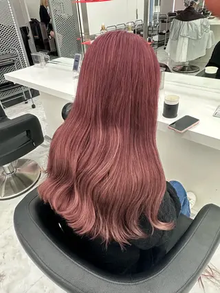 ロング カラー パーマ ヘアアレンジ メンズ キッズ ♥️韓国ヘア レイヤー♥️ゆりのヘアスタイル