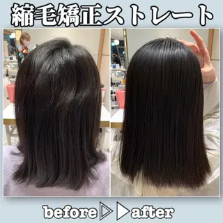 セミロング カラー ヘアアレンジ 内田 志乃のヘアスタイル